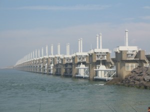 Eastern Scheldt storm surge barrier http://en.academic.ru.