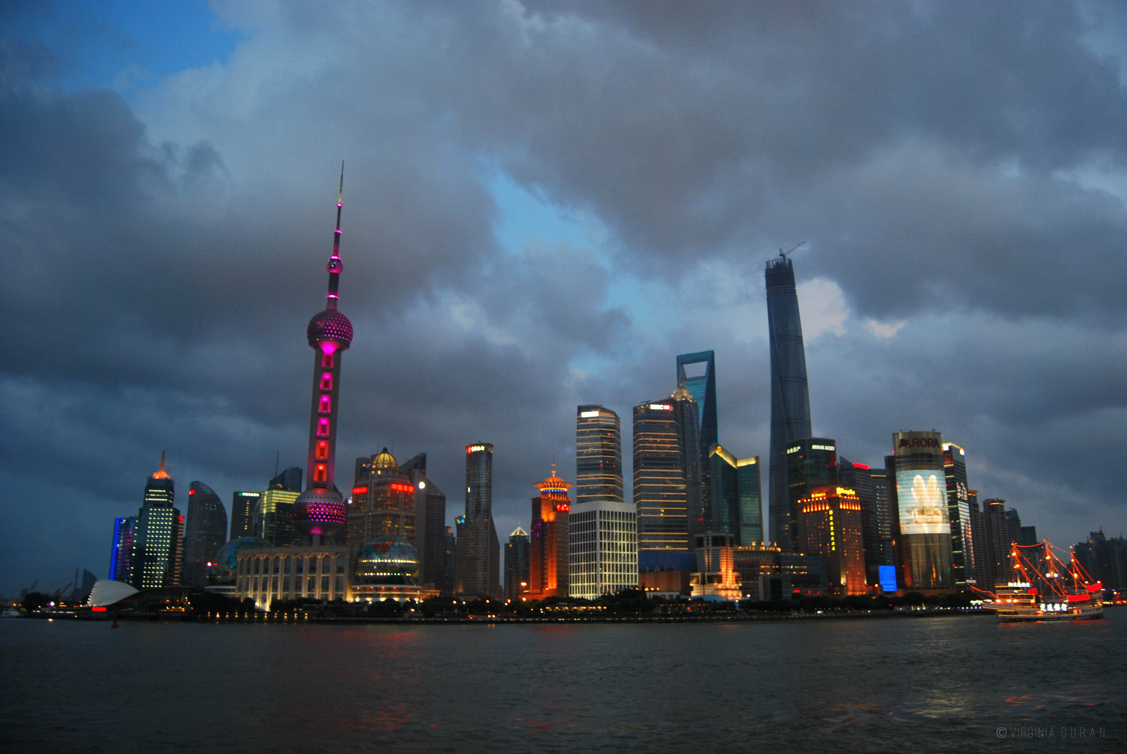 Download wallpaper: Shanghai iconic view 1920x1080