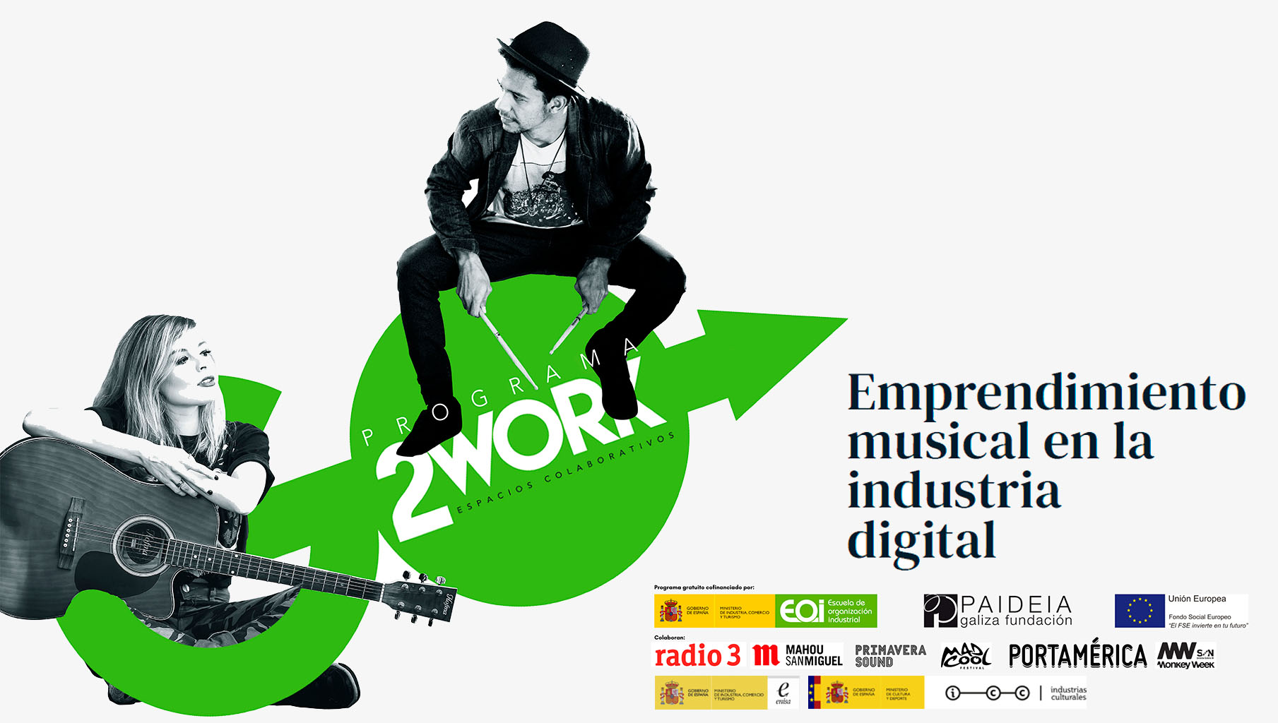 Se abre el periodo de inscripción del programa “Emprendimiento Musical en la Industria Digital”, organizado por EOI y Fundación Paideia Galiza