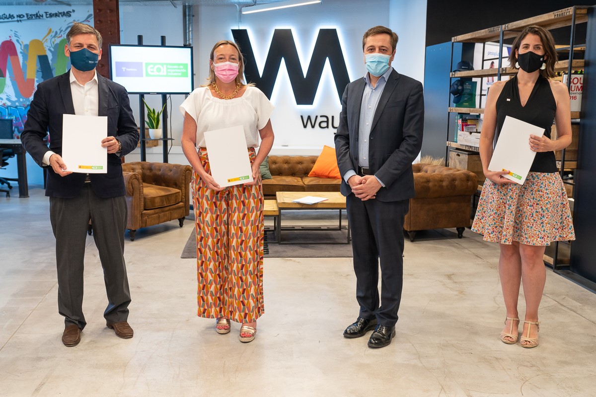 La Escuela de Organización Industrial y Telefónica España impulsan el Programa de Emprendimiento Juvenil dotado con más de 5 millones de euros