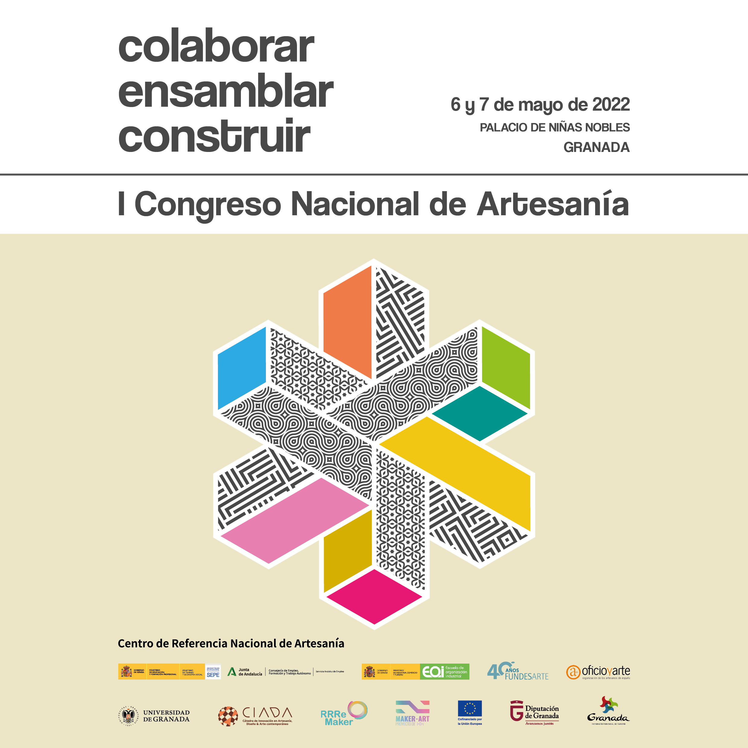 I Congreso Nacional de Artesanía de Granada bajo el lema ‘colaborar, ensamblar, construir’