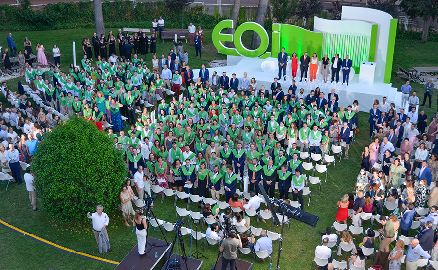 La Escuela de Organización Industrial clausura el curso 2021-2022 apostando por la sostenibilidad