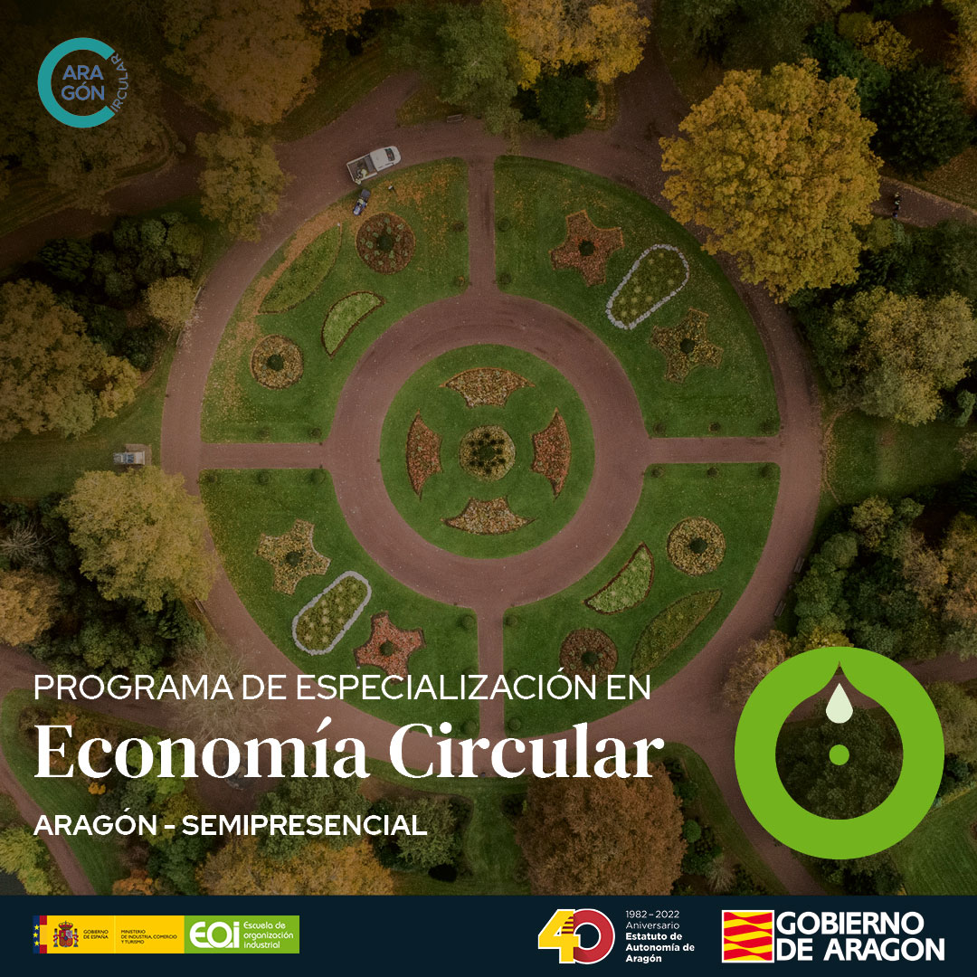 EOI lanza el Curso Experto en Desarrollo de Economía Circular en Aragón