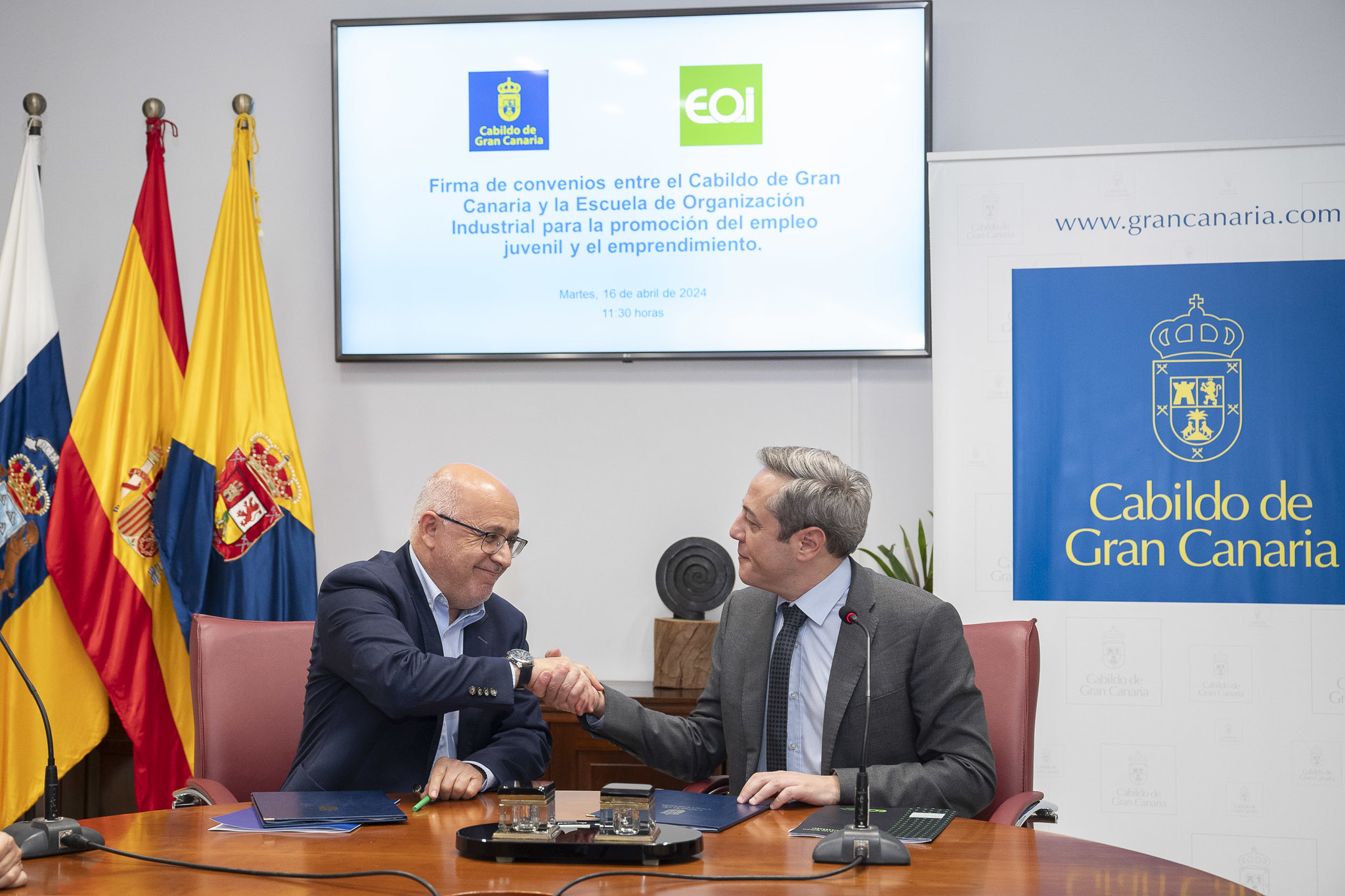 El Cabildo de Gran Canaria y EOI promueven el empleo juvenil y el ...